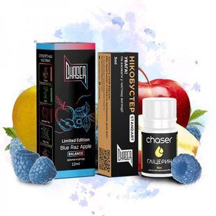 Компоненти Chaser 100% People Black - Blue Raz Apple (30 мл / 30 мг)
